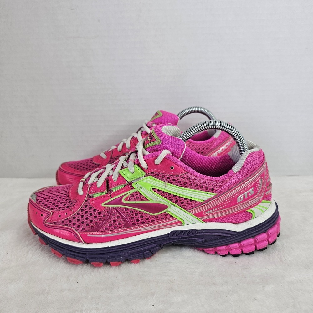 Brooks Women's Adrenaline GTS 13 Pink Glow Running Shoes Size 8.5 US